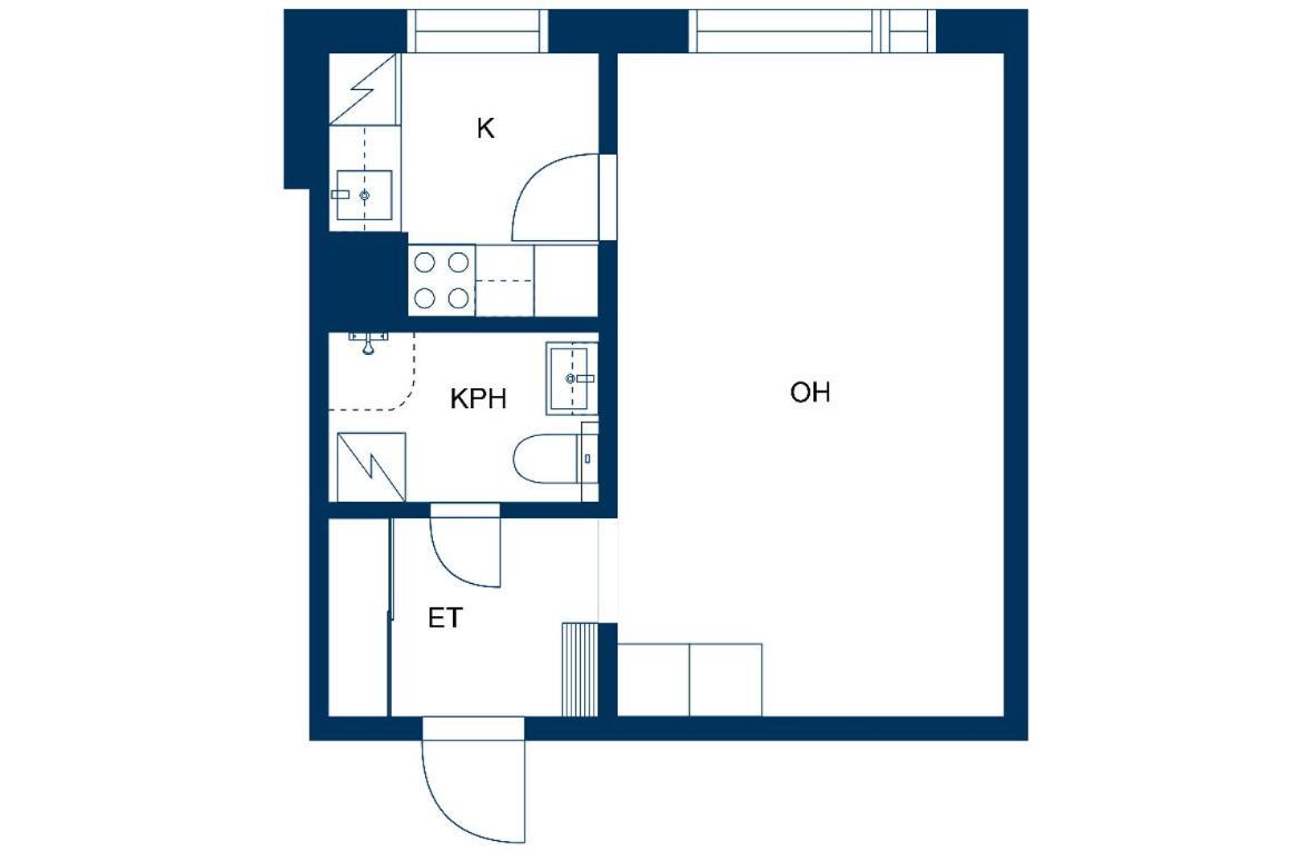 Modern Studio, Private Free Parking ,near Metro Appartement Helsinki
